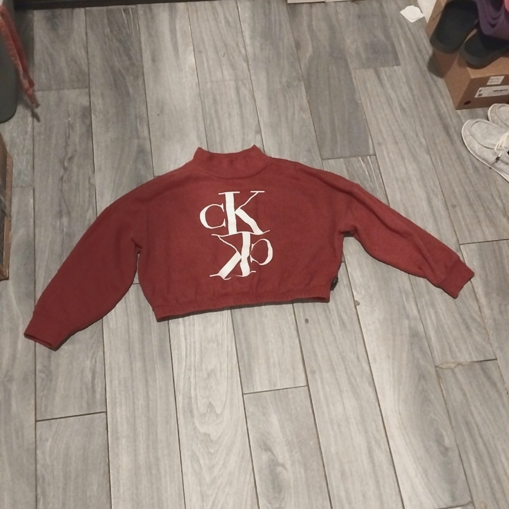 Hey Calvin Klein large crop top sweatshirt